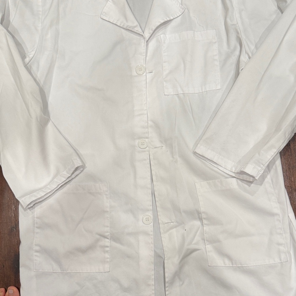 Classic White Lab Coat Jacket - Picture 5 of 5